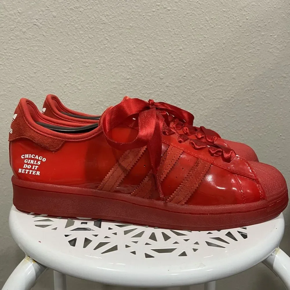 Size 9 - adidas Superstar x Fat Tiger Workshop Chicago Girls Do It Better 2020